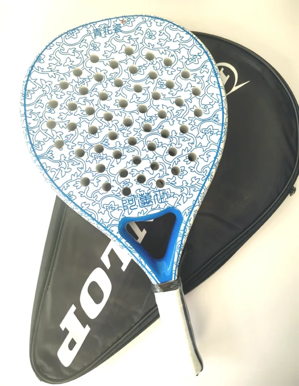 Pala Padel Raqueta de tenis de fibra de carbono, equipo deportivo al aire libre para hombres y mujeres, raqueta de tabla, nuevo punto, 2023 - Imagen 2